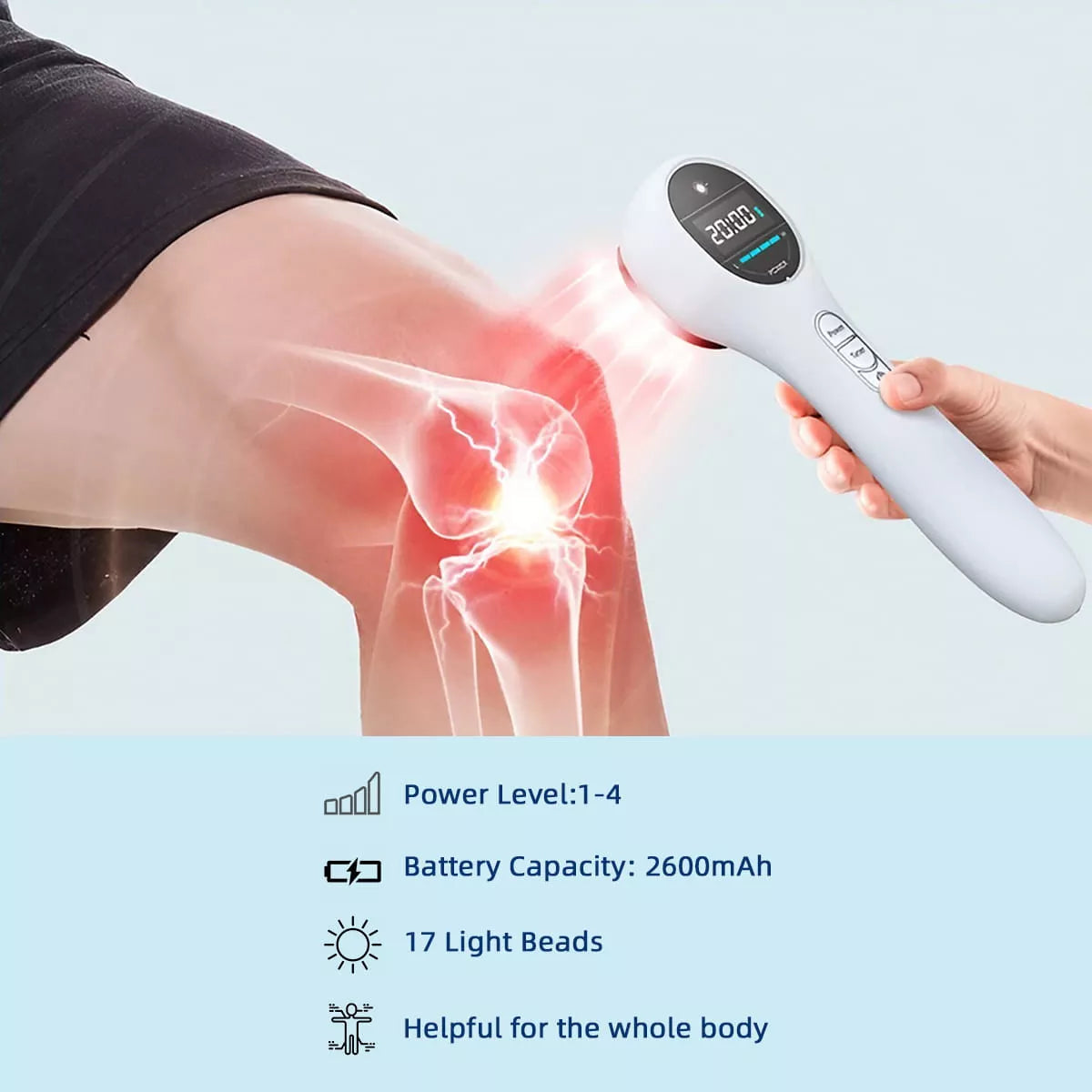 BackHale™ Red Light Cold Laser Therapy Wand