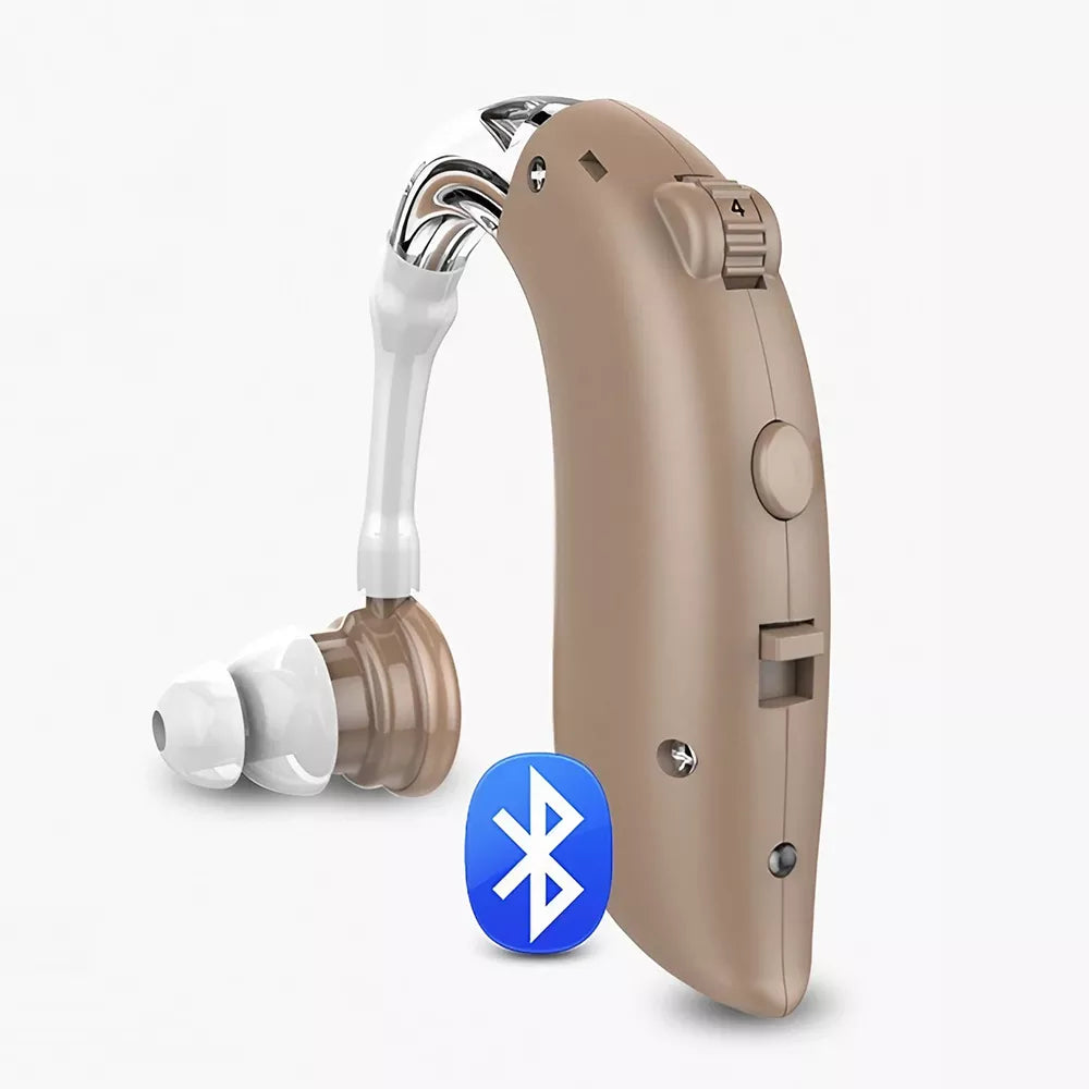 Wiederaufladbare Bluetooth-Hörgeräte (HdO)