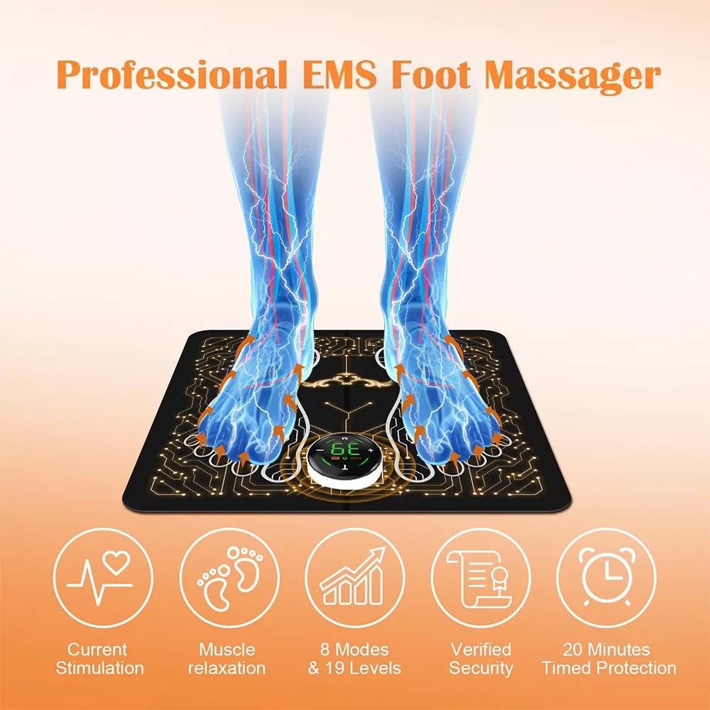 Tapis de massage des pieds EMS