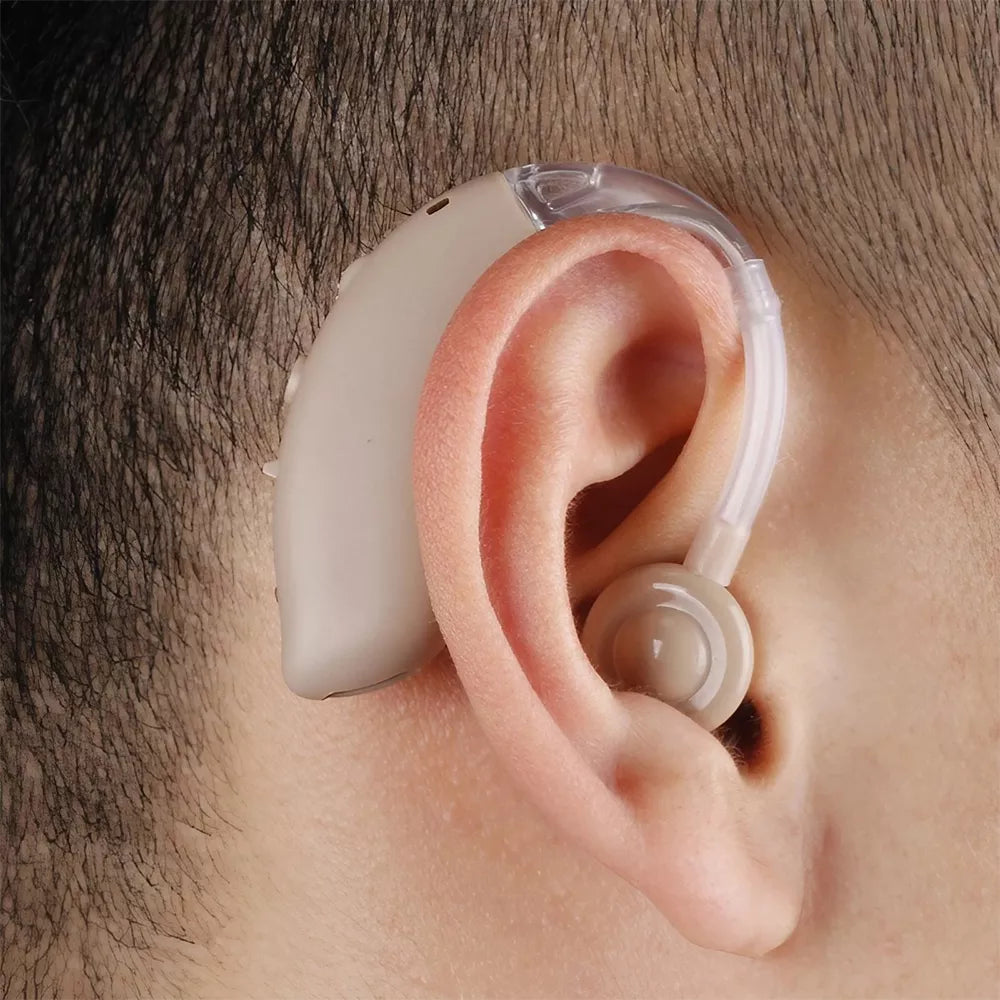 Wiederaufladbare Bluetooth-Hörgeräte (HdO)