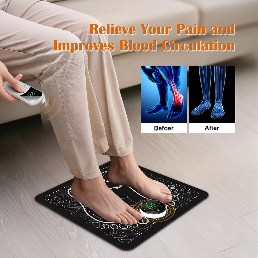 Tapis de massage des pieds EMS