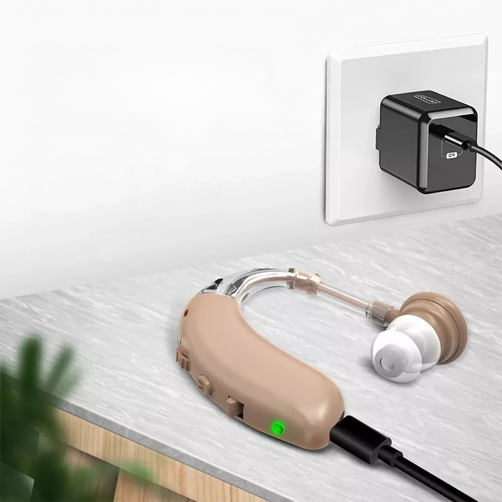 Wiederaufladbare Bluetooth-Hörgeräte (HdO)