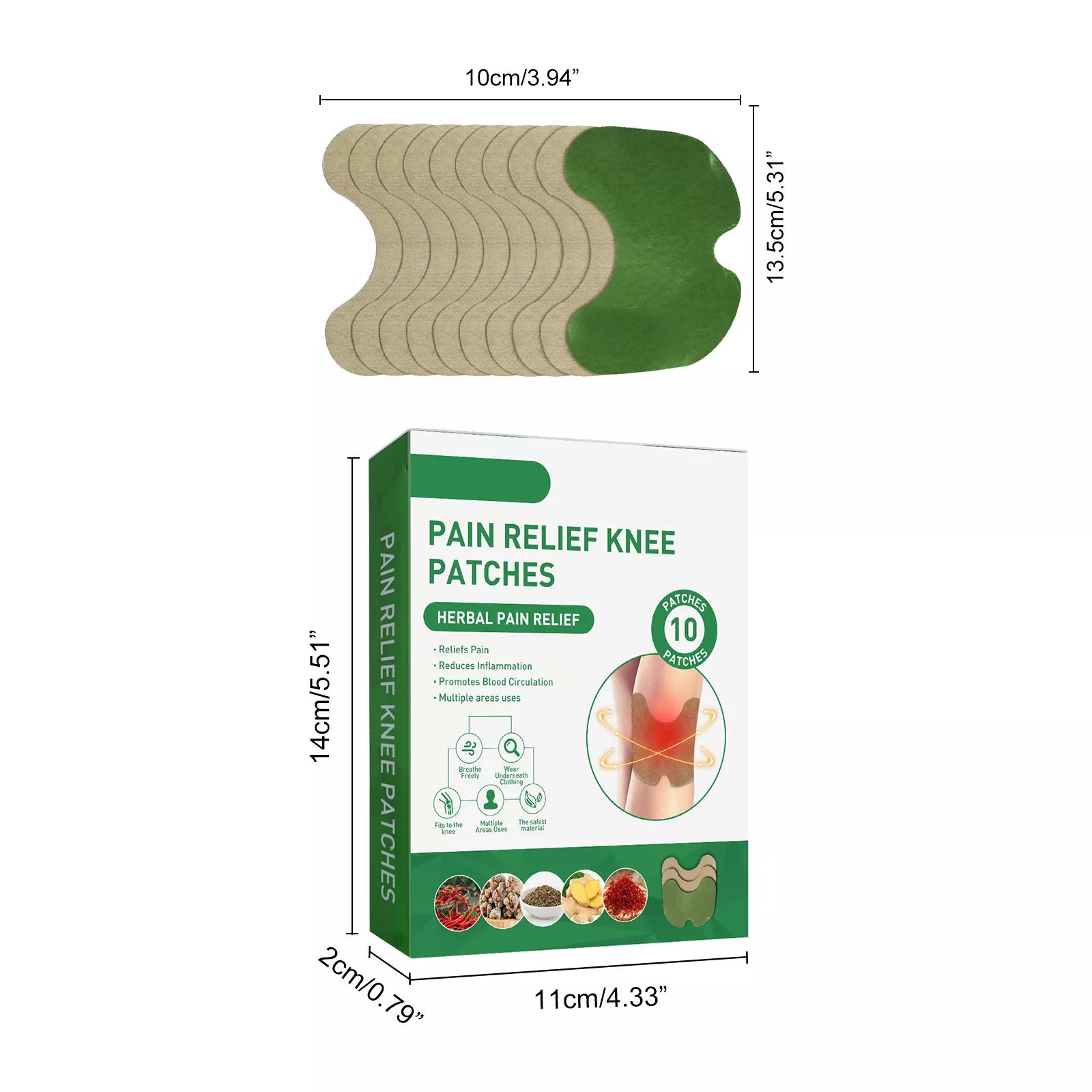 KneeHale™ Natural Back Pain Knee Pain Patches