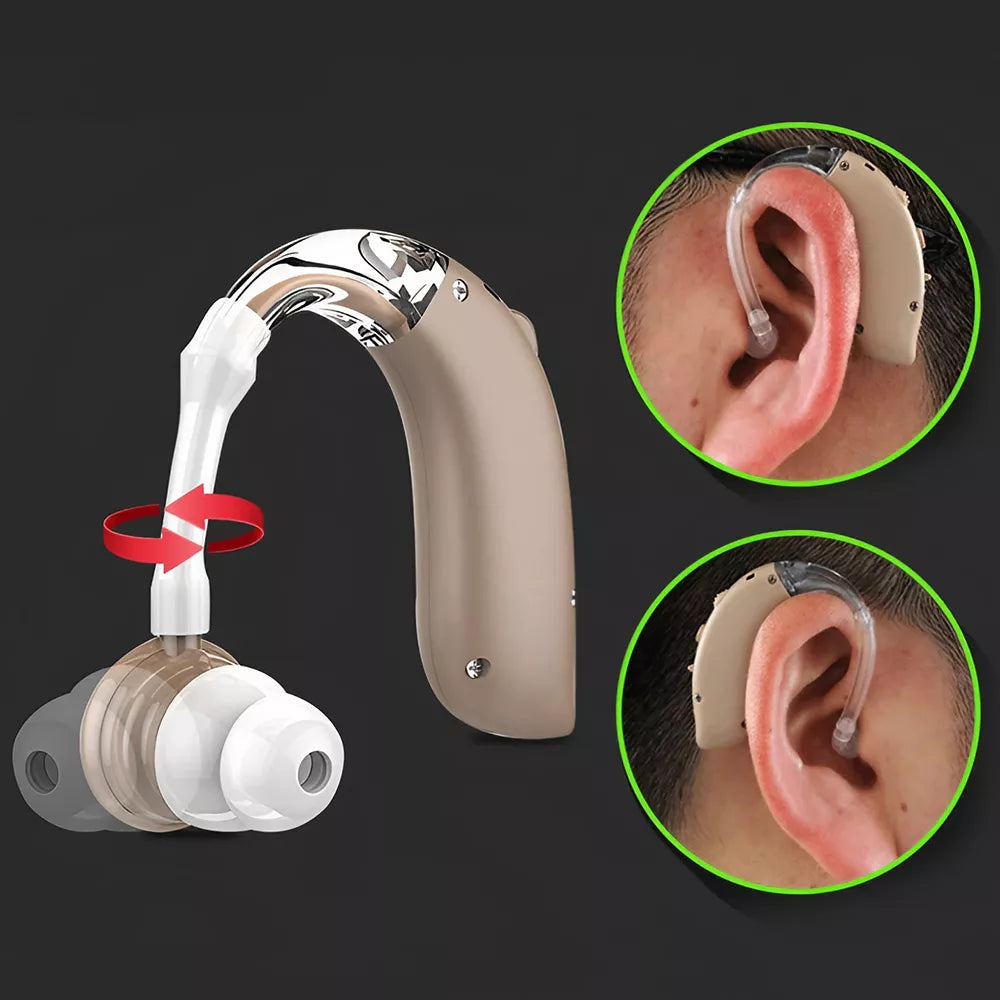 Wiederaufladbare Bluetooth-Hörgeräte (HdO)