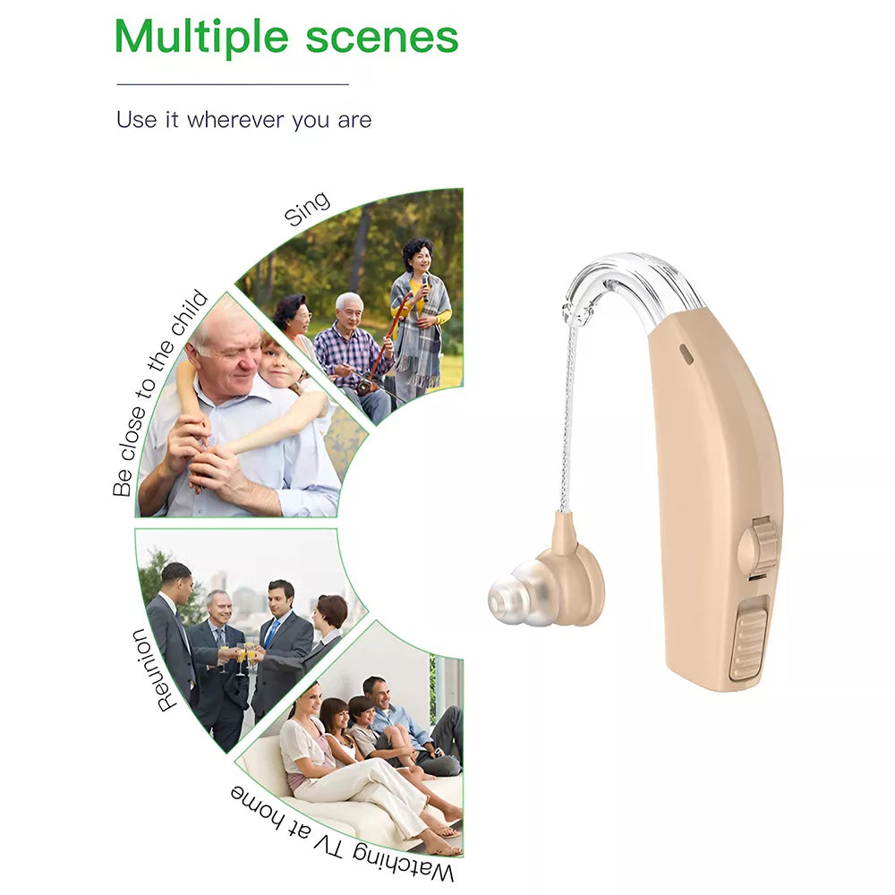 Aides auditives rechargeables BTE