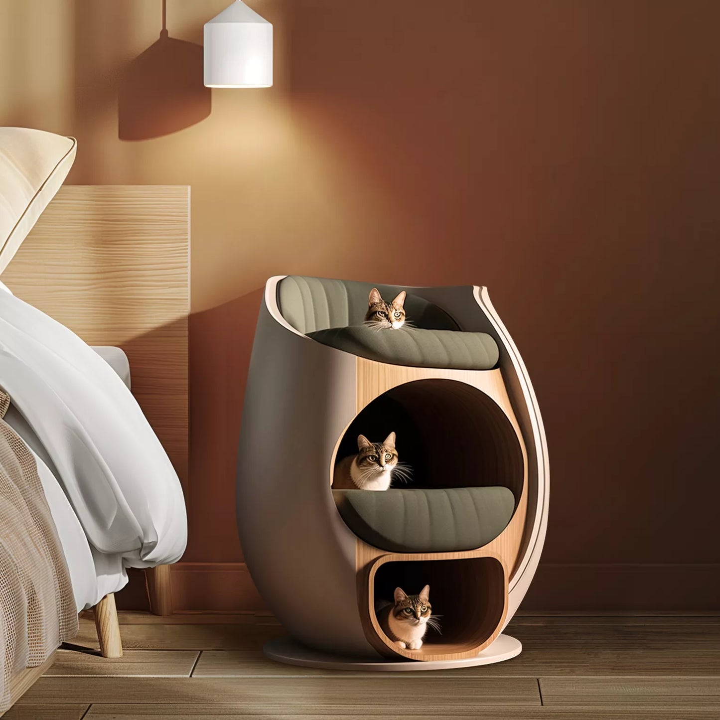Design Your Own 3D-Printed Cat Bed Cave | Cozy Pet Furniture  for Small Cats and Kittens