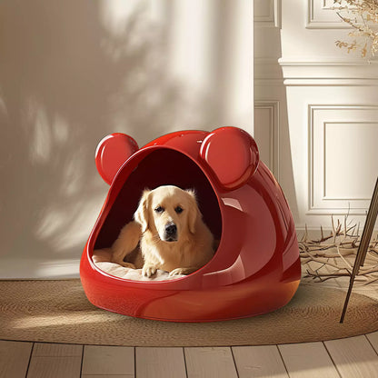 Cute 3D-Printed Cat Cave Bed, Customize Your Cute Cat Haven, for Cat and Small-Breed Dog