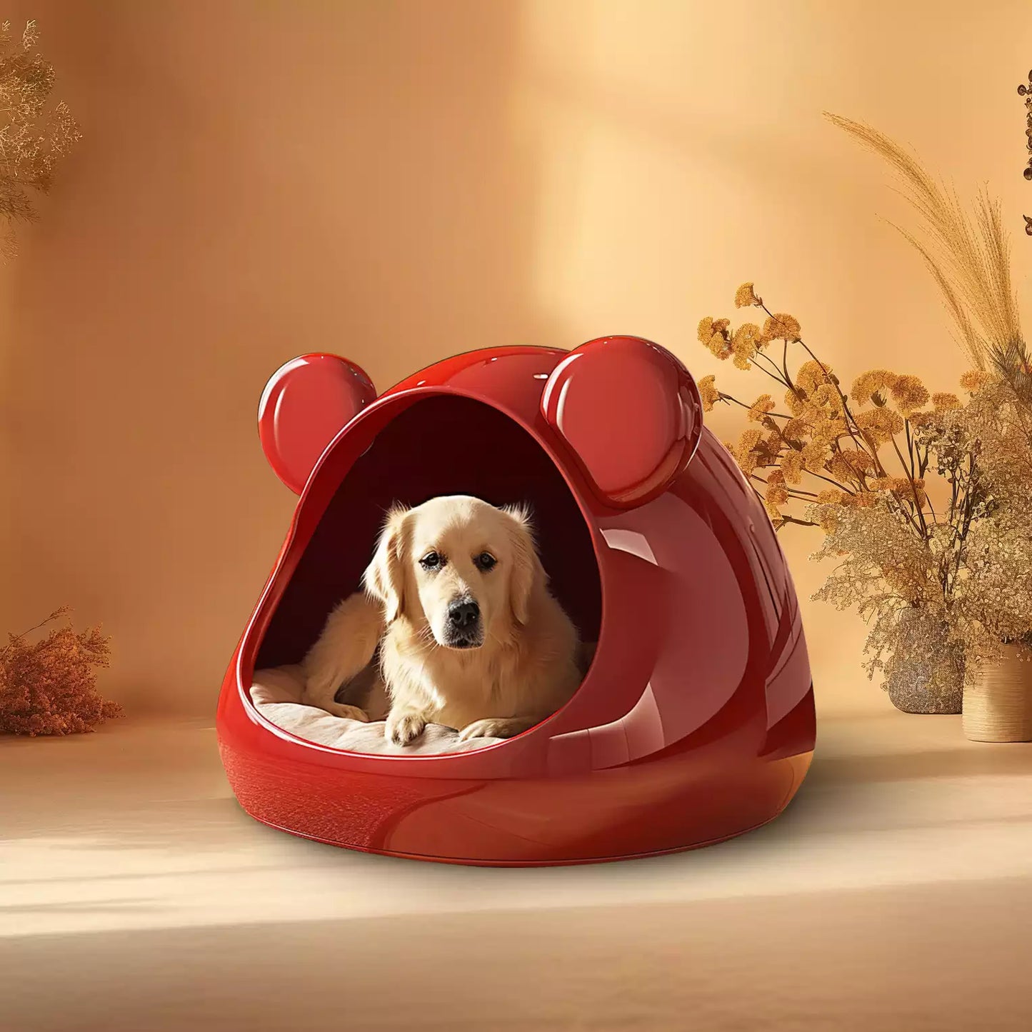 Cute 3D-Printed Cat Cave Bed, Customize Your Cute Cat Haven, for Cat and Small-Breed Dog