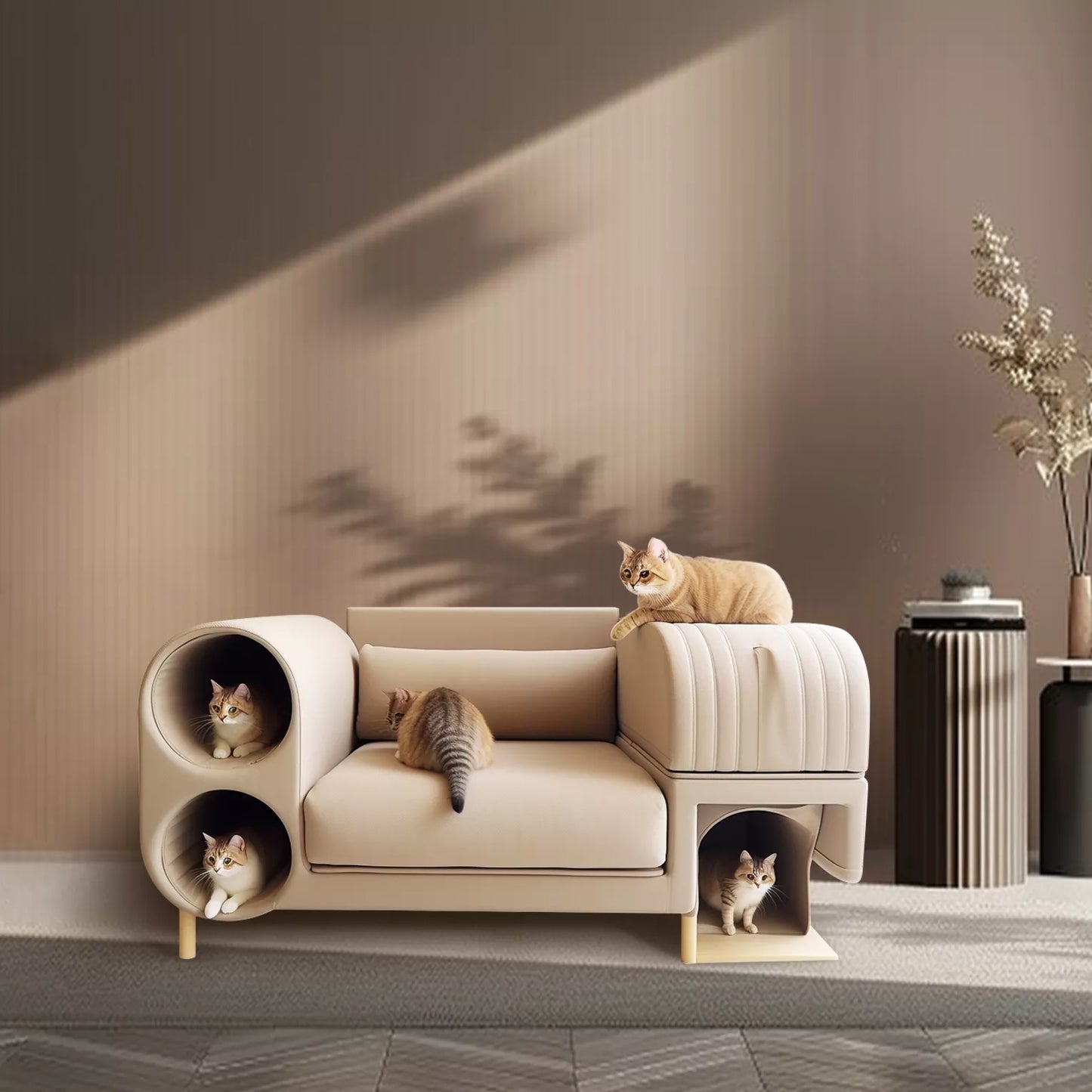 Multipurpose Cat Lounge Sofa, 3D-Print, Cat Sofa Bed