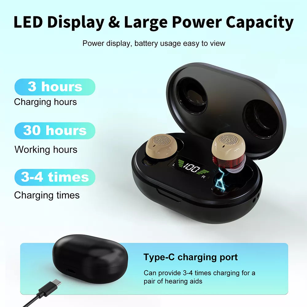 Rechargeable Digital Hearing Aids