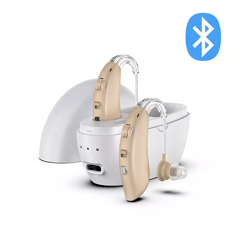 Bluetooth Rechargeable BTE Hearing Aids