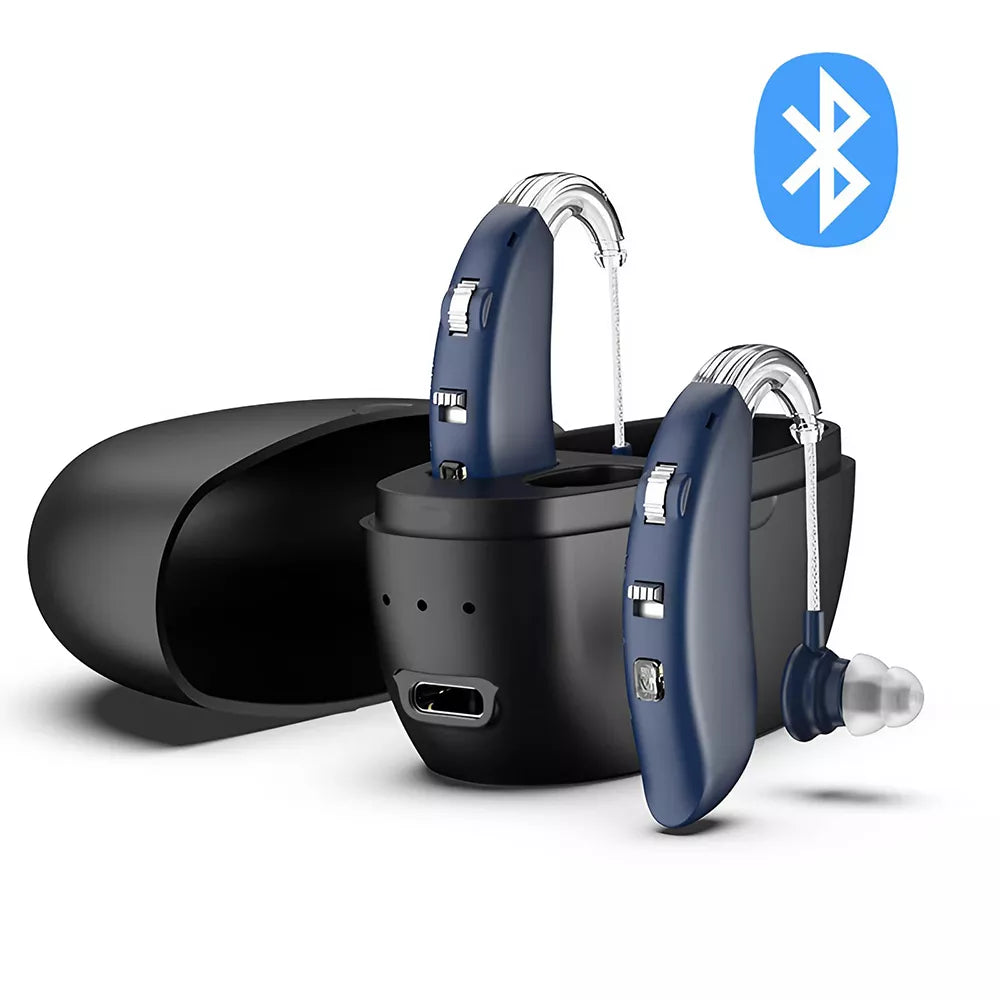 Bluetooth Rechargeable BTE Hearing Aids