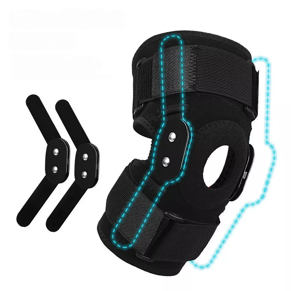 Decompression Knee Brace with Side Stabilizers