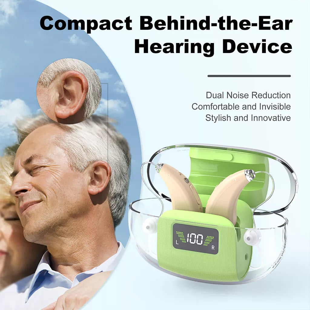 16-Channel BTE Rechargeable Hearing Aids